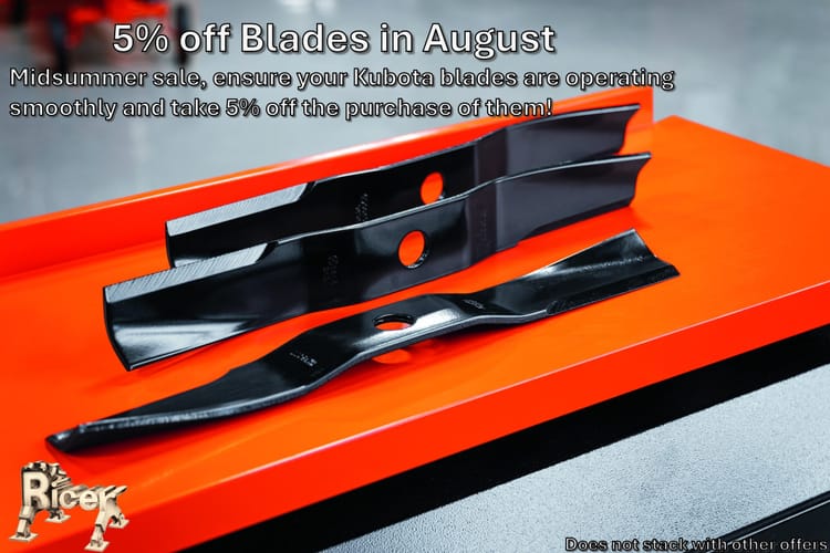 5% off Blades in August