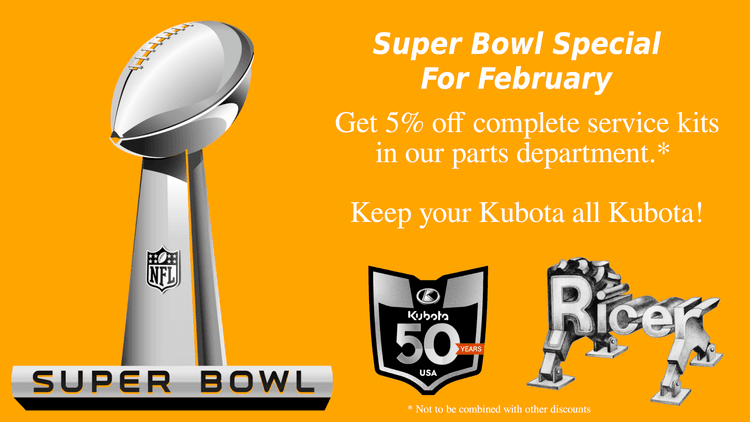 Super Bowl Special for Februrary